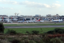 Placa do aeroporto de Lisboa
